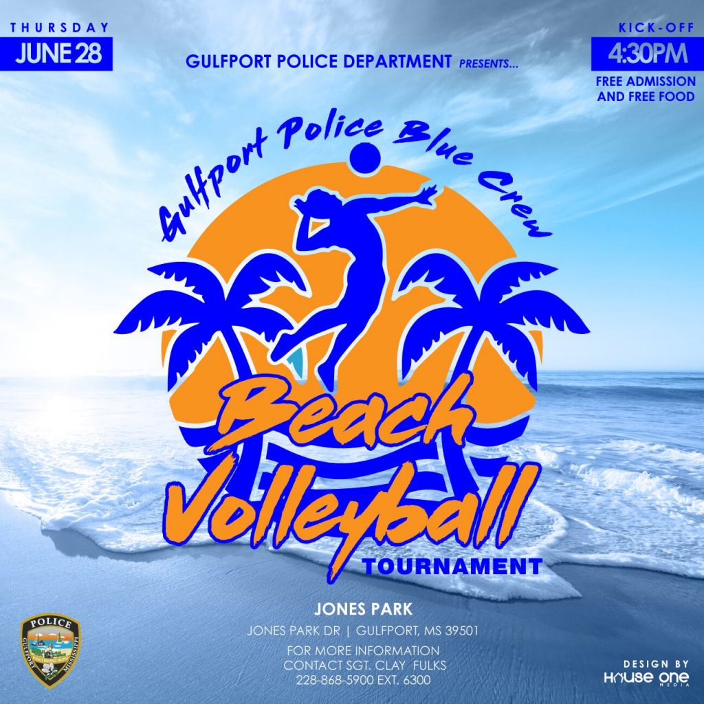 GPD Beach Volleyball Tournament Gulfport Police Department